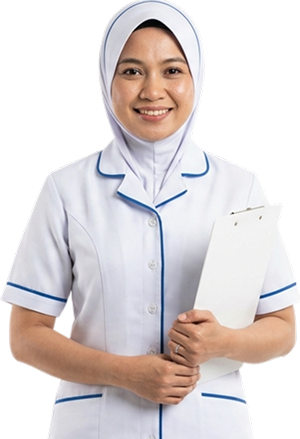 Nurse in uniform