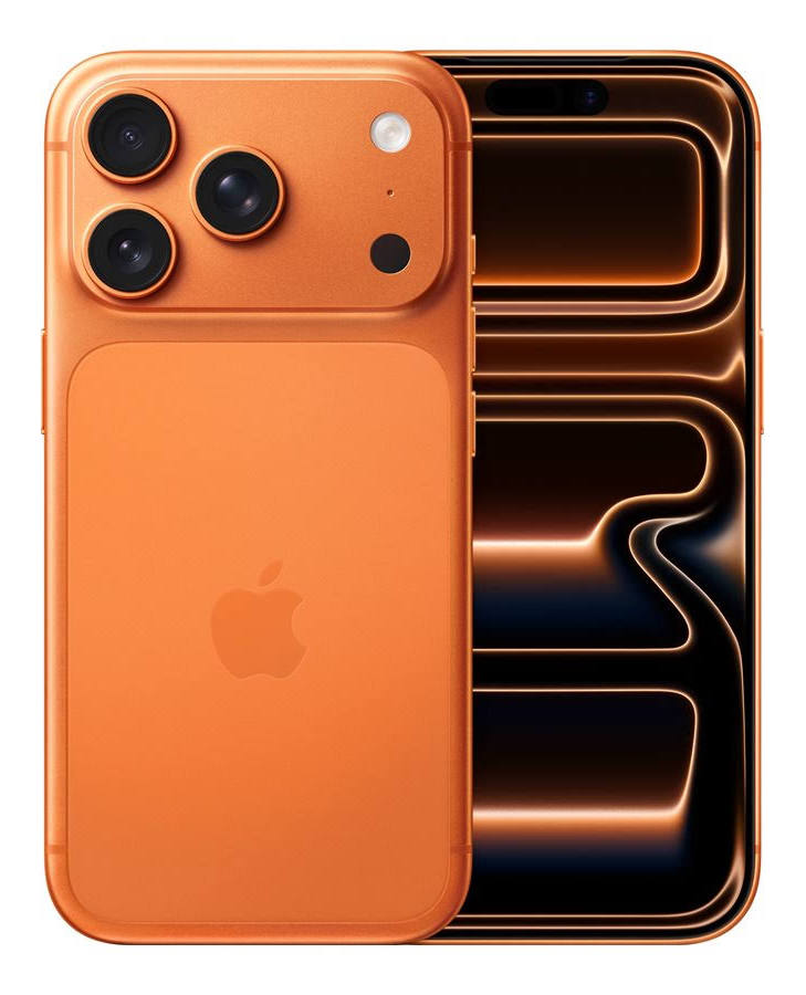 iPhone 17 Pro in Cosmic Orange